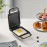 Small Multifunctional Waffle Maker Sandwich Machine Home Breakfast Maker Bread Machine Small Electric Fryer Double-Sided Heating Dual Plate Any Switch