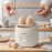 US standard egg cooker with automatic shut-off. Six modes are available, including soft-boiled eggs, steamed egg custard, yogurt-making, and a warming function. It has a non-slip base and is designed to be compact and convenient for home, office, Mini Egg Cooker, Electronic Egg Cooker, Small Egg Cooker, Quick Breakfast Maker, Office Kitchen Gadget, Compact Design, Modern Egg Steamer, Easy to Clean, Durable Construction, Multifunctional Cooker, Yogurt Maker, Small Households,