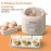 US standard egg cooker with automatic shut-off. Six modes are available, including soft-boiled eggs, steamed egg custard, yogurt-making, and a warming function. It has a non-slip base and is designed to be compact and convenient for home, office, Mini Egg Cooker, Electronic Egg Cooker, Small Egg Cooker, Quick Breakfast Maker, Office Kitchen Gadget, Compact Design, Modern Egg Steamer, Easy to Clean, Durable Construction, Multifunctional Cooker, Yogurt Maker, Small Households,