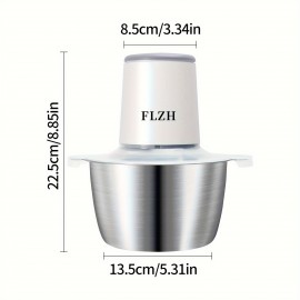 [Electric Meat Grinder] 2L Electric Meat Grinder & Vegetable Shredder | Onion, Garlic, Ginger, Chili, Fruit and Meat Wireless Food Processor