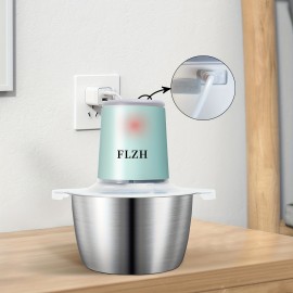 [Electric Meat Grinder] 2L Electric Meat Grinder & Vegetable Shredder | Onion, Garlic, Ginger, Chili, Fruit and Meat Wireless Food Processor