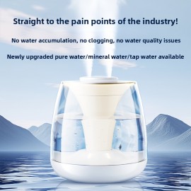 101.44oz Large Capacity Humidifier with Dual Nozzles, Quiet Operation, Digital Humidity Display, 7-Color Night Light, Overflow Protection, Suitable for Home, Office, Dormitory, Humidifier For Home, Office Humidifier, Modern Humidifier