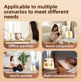 101.44oz Large Capacity Humidifier with Dual Nozzle Mist, Silent Operation, Digital Humidity Display, 7-Color Night Light, Overflow Protection, USB-Powered, for Home, Office, Humidifier For Home, Office Humidification, Modern Humidifier