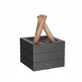 280Ml Essential Oil Diffuser with Flame Effect - Mimics a Bonfire with Atomization, Features 7-Color LED Mood Lighting, Operates Silently with Sound Wave Technology, Includes 2-Hour/4-Hour Timer, Automatic Shutoff, Ideal for Bedroom, Office, Yoga, And As a Gift for Aromatherapy.