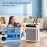 Large Room Air Purifier with True HEPA Filter & Activated Carbon - 2250 Sq Ft Coverage, USB-Powered, Washable Filter, for Bedroom, Office, Dorm Room