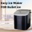 Countertop Ice Maker, Portable Ice Maker, Makes 6 Bullet-shaped Ice Cubes Within 9 Minutes, with Self-cleaning Function And Can Produce 24 Pounds Of Ice In 26.5 Hours. It Comes with A Handle, A Basket And A Spoon, And Is Suitable for Home, Kitchen
