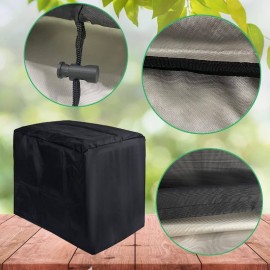 Heavy-Duty Portable Ice Maker Machine Cover Compatible with Cube/ Nugget Makers, Freezer Cover for 50-2500 Daily Ice Production, 1689W Commercial/Residential Use (No Required)