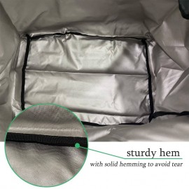 Heavy-Duty Portable Ice Maker Machine Cover Compatible with Cube/ Nugget Makers, Freezer Cover for 50-2500 Daily Ice Production, 1689W Commercial/Residential Use (No Required)