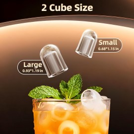 Portable Countertop Ice Maker Machine - 8 Cubes in 6 Mins, 26 lbs/24H, Self-Cleaning Compact Ice Maker with 27.05oz Tank & 1.1lb Bin, Fast Ice Production for Home, RV, Camping, Parties, Plug-in (110V) with Scoop & Basket