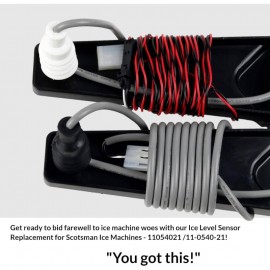 OEM 11-0540-2110-5401 Level Sensor - Compatible with Scotsman Machines, Non- Battery-Powered (9V) with Red/ Wires & Connector Plug - Easy Installation, Durable Design for Precise Level Control - Compatible with Scotsman Ice Makers & Coolers - Qualit