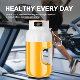 1pc 43.96oz Portable Wireless Juicer with Straw Lid - Compact Battery-Powered Design, Rechargeable Lithium Battery, 10+ Juicing Sessions per Charge