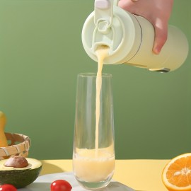 USB- Portable Electric Juicer & Blender - Mini Handheld Fruit/ Vegetable Juice Maker with One-Touch Cleaning, USB-C, Ice Crushing for Smoothies, Milkshakes, Slushies - Compact Blender for On-the-Go Drinks, Smoothie Blender Portable, Fresh Juice, Portable Smoothie Blender, Portable Blender Smoothie, Portable Blender For Smoothies, Heavy Duty Blender, Portable Smoothie Maker, Smoothie Mixer Cup, Juicer Smoothie, Smoothie Cup Blender, Smoothie Maker Portable, Hand Juicer,