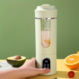USB- Portable Electric Juicer & Blender - Mini Handheld Fruit/ Vegetable Juice Maker with One-Touch Cleaning, USB-C, Ice Crushing for Smoothies, Milkshakes, Slushies - Compact Blender for On-the-Go Drinks, Smoothie Blender Portable, Fresh Juice, Portable Smoothie Blender, Portable Blender Smoothie, Portable Blender For Smoothies, Heavy Duty Blender, Portable Smoothie Maker, Smoothie Mixer Cup, Juicer Smoothie, Smoothie Cup Blender, Smoothie Maker Portable, Hand Juicer,