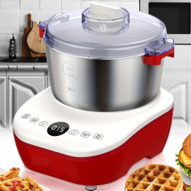 Electric Dough Maker with Ferment Function, 7Qt Dough Mixer Machine, 304 Stainless Steel Food Mixer, Intelligent Gentle & Power Knead Modes for Bread, Pizza, Pasta, Noodles Perfect for Bread Pizza Roti Dumpling Dough & Sourdough