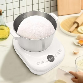 7L(7.3QT)Electric Dough Mixer with Ferment Function, Bread Maker Machine, Dough Maker Machine with 304 Stainless Steel Bowl, Microcomputer Timing, Household Flour Kneading Machine for Pizza Bread, Christmas Gift