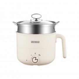 1, 8L Dual-Layer Electric Hot Pot with US Plug - 110-130V, 3-in-1 Multi-Functional Cooker for Steaming, Boiling, Frying & Braising, Compact Design for Home Kitchen, Halloween & Holiday Cooking, Kitchen Appliance, Modern Kitchenware, Durable Kitchen Item