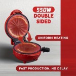 [1pc Mini Waffle Maker] 1pc Multifunctional Mini Waffle Maker | Non-Stick Coating, Quick Heating for Cakes, Bread and Breakfast | Essential Christmas Gift for Home