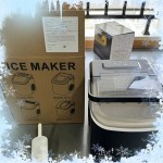 Ice Maker Machine Countertop, 9 Cubes Ready In 7 Mins, 20lbs In 24Hrs, 2 Sizes Of Bullet Ice, Self-Cleaning Ice Maker Machine with Ice Scoop And Basket for Home