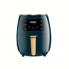 [4.5L Air Fryer] US Standard 4.5L Air Fryer With 8 Preset Cooking Modes, Deep Oil Heating Basket For Even Heat Distribution, Non-Stick Roasting Rack, 4 Premium Materials, Suitable For Chicken Drumsticks, Shrimp, French Fries, Compact Design